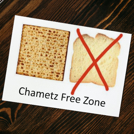 Passover Chametz Free Zone Card