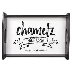 Passover Chametz Free Zone Serving Tray