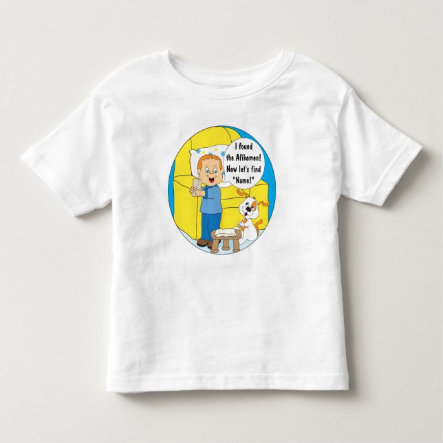 Passover Child's 2T-6T T-Shirt (boy/dog) (Front)