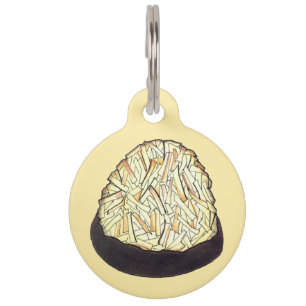 Passover Chocolate Coconut Macaroon Jewish Dessert Pet ID Tag