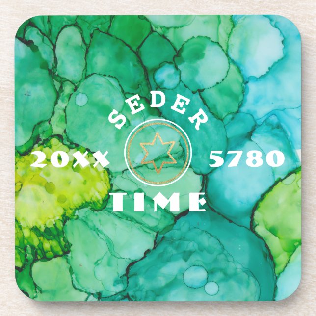 Passover Coasters "Springtime Flowers" (Front)
