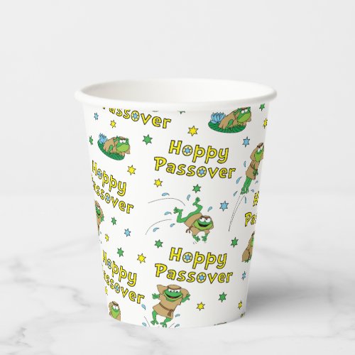 Passover Custom Paper Cups Hoppy Passover