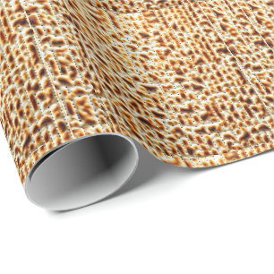 Passover Gift, Matzah פסח Seder Wrapping Paper