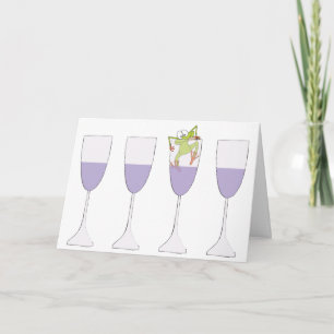 Passover Greeting Card "Passover the Wine"