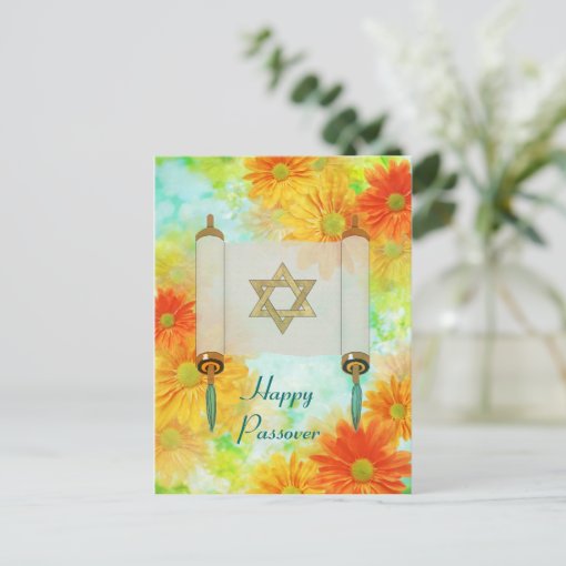 Passover Greetings Postcard | Zazzle