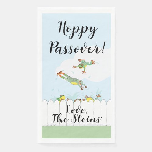 Passover Guest Towel Napkins Hoppy Passover