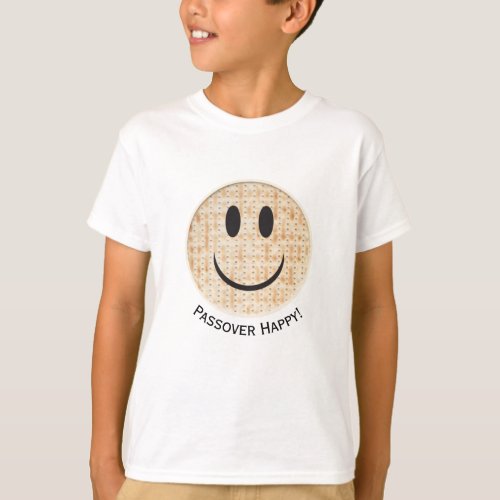 Passover Happy Matzah   Boys Tagless T_Shirt