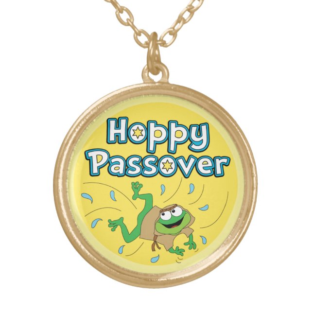 Passover Hoppy Passover Necklace (Front)