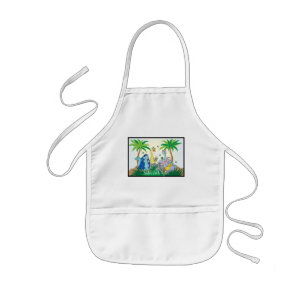 Passover Kids' Apron Dinosaur Seder