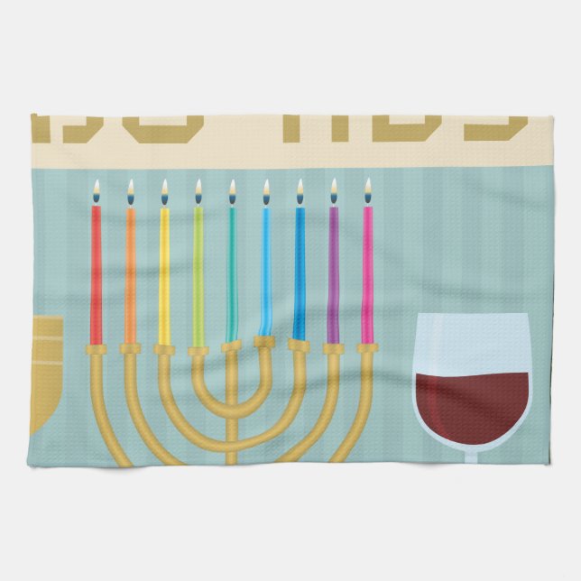 passover kitchen towel (Horizontal)