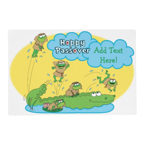 Passover Laminated Activity Placemat Kids_2 sided