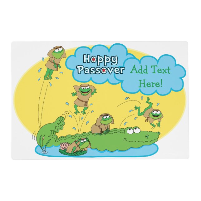 Passover Laminated Activity Placemat Kids-2 sided (Front)