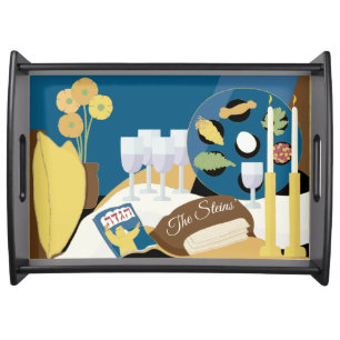 Passover Large Serving Tray "A Passover Seder"