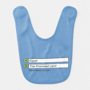 Passover Maps Bib