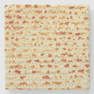 Passover Matzah decor Paper Plates Stone Coaster