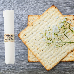 Passover Matzah  Napkin Bands