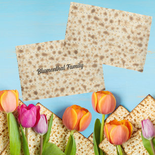 Passover Matzo Matzah  Pillow Case