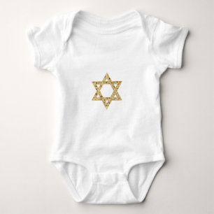 Passover Matzoh Star of David Baby Bodysuit