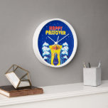 Passover Moses &amp; Israelites&#39; Exodus Pop Art Paint Clock