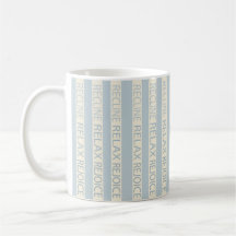 Passover Mug 11 oz Recline Relax Rejoice, Blue