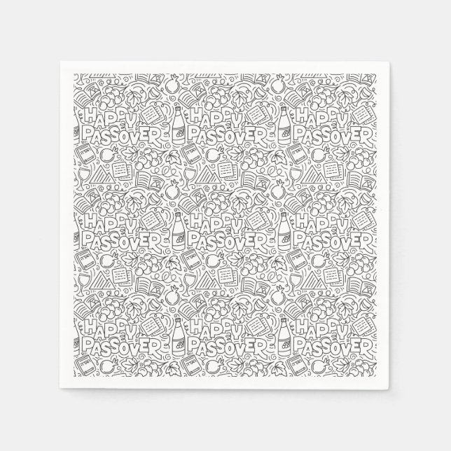 Passover Paper Napkins (Front)