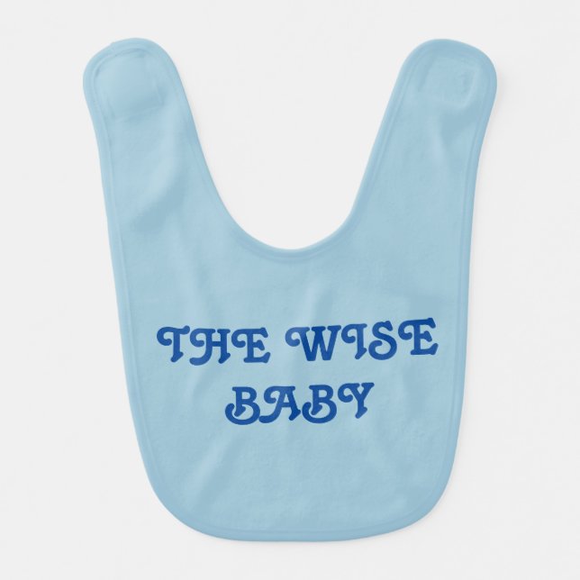 PASSOVER PESACH BIB THE WISE BABY (Front)