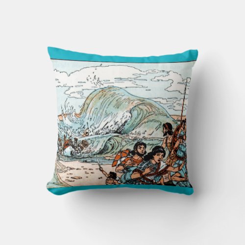 PASSOVER PESACH EXODUS RED SEA THROW PILLOW