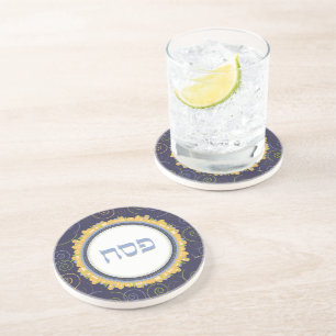 Passover Pesach Seder Jeruslaem Coaster