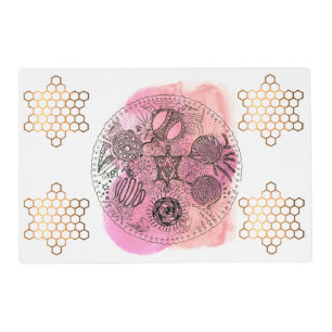 Passover / Pesach Seder Plate  Placemat