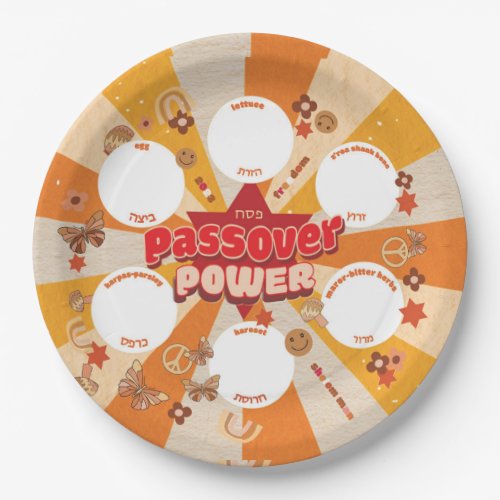 Passover Power_Retro Paper Plates