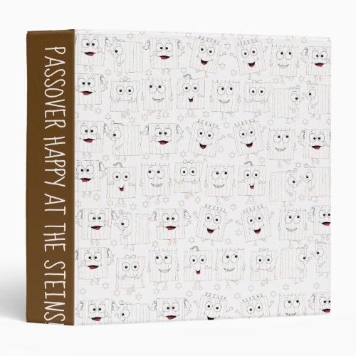 Passover Recipe Book Binder Matzah Happy