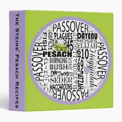 Passover Recipe Book Binder Pesach Recipes