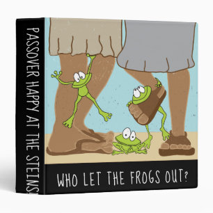 Passover Recipe Book Binder Who Let The Frogs Out?