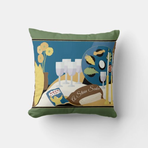 Passover Seder 1616 Pillow A Passover Seder