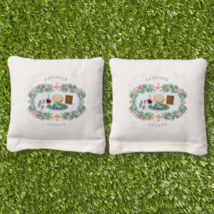 Passover Seder Kosher Pesach Matzah Cornhole Bags