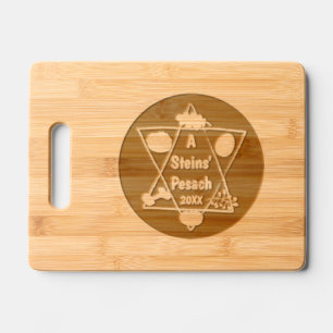 Passover Seder Plate Engraved Cutting Board