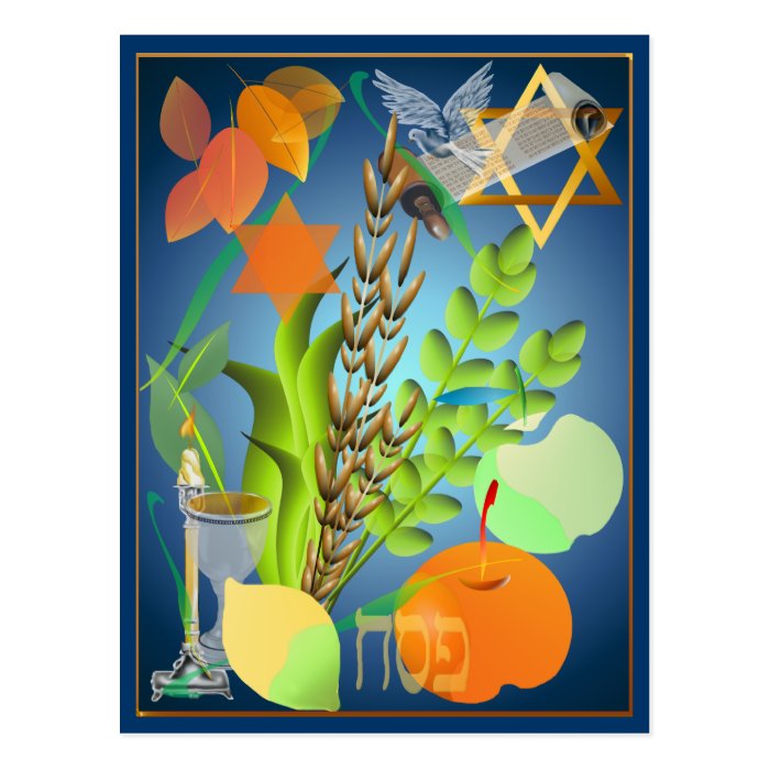 Passover Seder Postcard