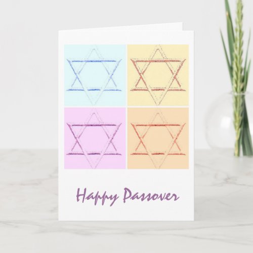 Passover Star of David Card