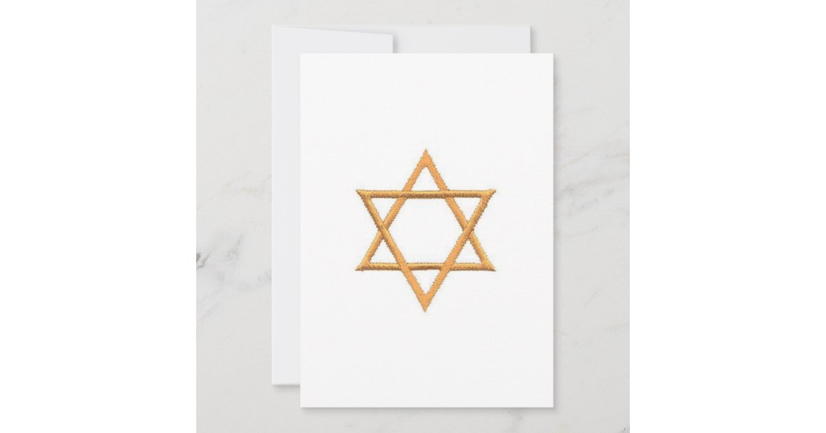 Passover Star of David Card | Zazzle
