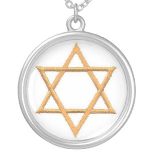 Passover Star of David Silver Plated Necklace