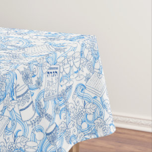 Passover Tablecloth - Customizable Sizes - Pesach