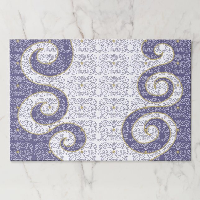 Passover Tearaway Placemat Pad/Parting of the Sea (Front)