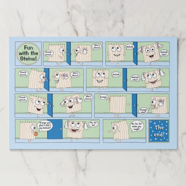 Passover Tearaway Placemat Pad/Passover Funnies (Front)