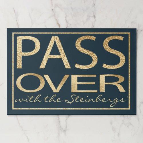 Passover Tearaway Placemat Passover Classic Gold