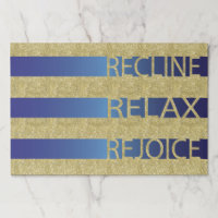 Passover Tearaway Placemat/Recline, Relax, Rejoice
