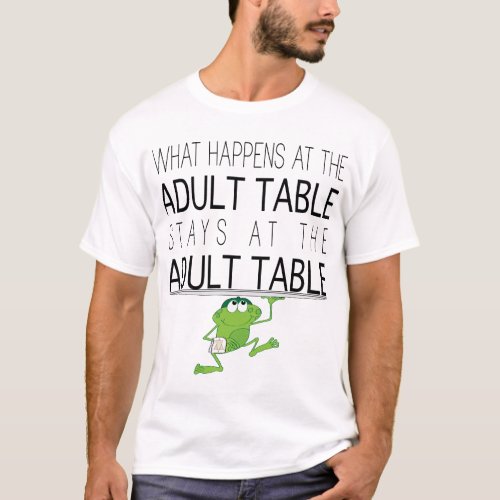 Passover The Adult Table Mens Basic T_Shirt T_Shirt