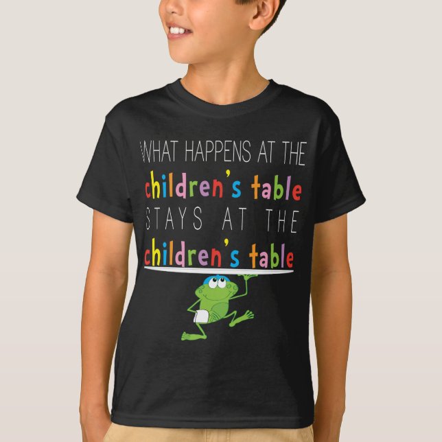 Passover "The Children's Table" T-Shirt (Front)
