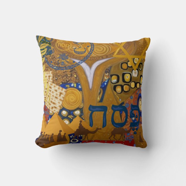 Passover Throw Pillow (Front)