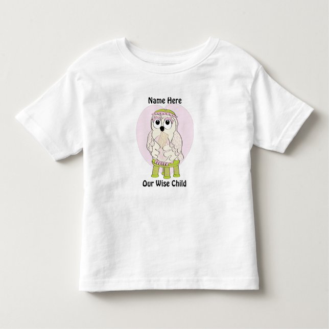 Passover Toddler T-Shirt Customize"Our Wise Child" (Front)
