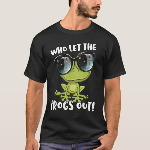 Passover Who Let The Frogs Ou Jewish Seder T_Shirt